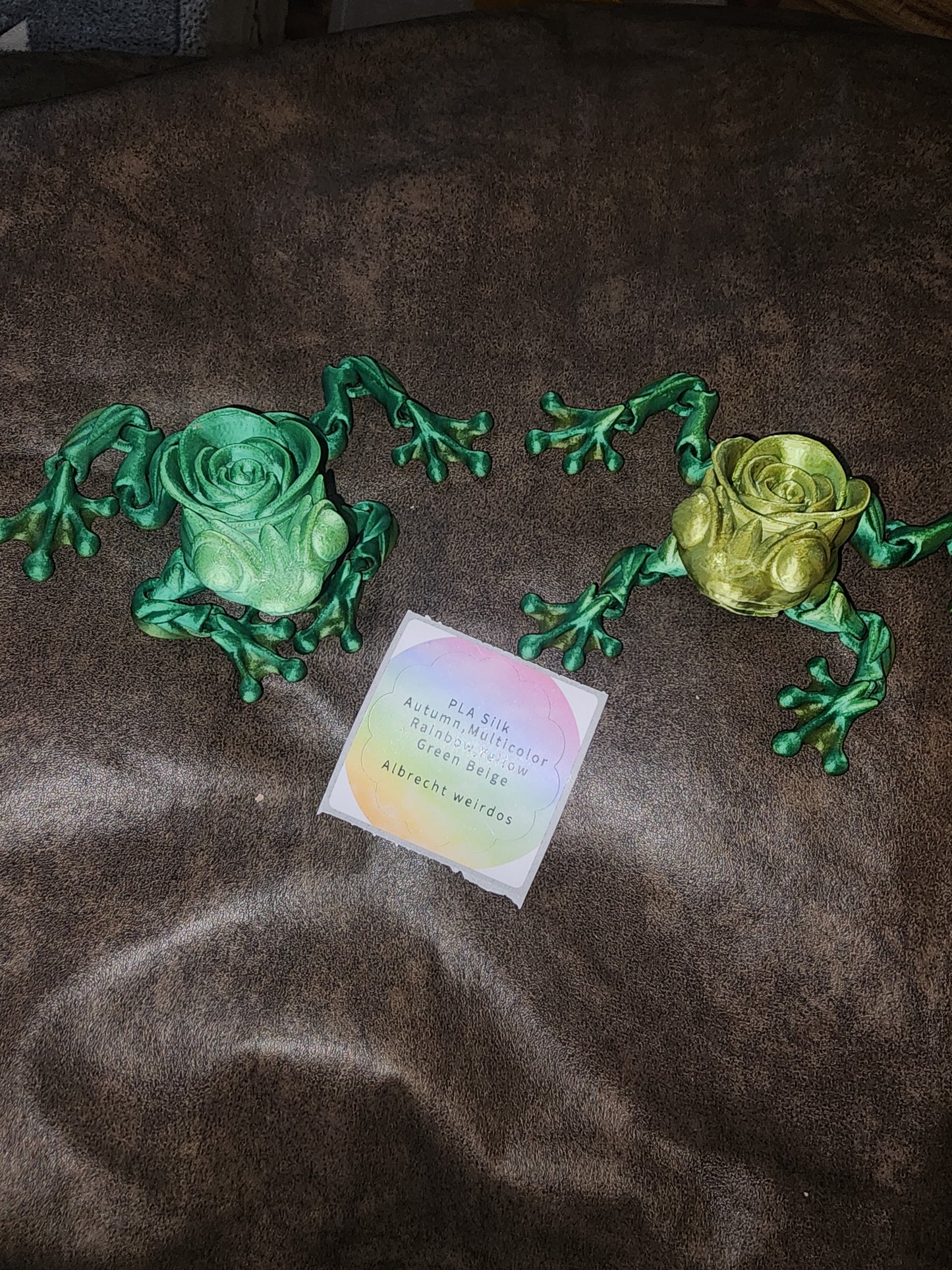 Cowboy and Rose Frogs